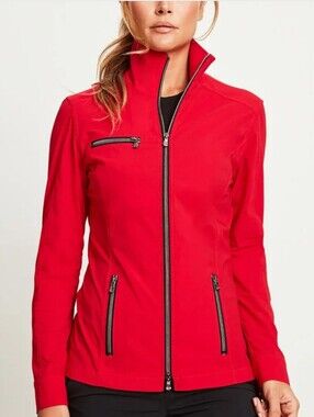 Anatomie Justine Honiara High Neck Jacket Atomic Red Size XS